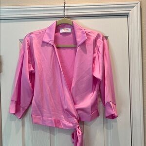 Renee C. Vibrant Pink Top